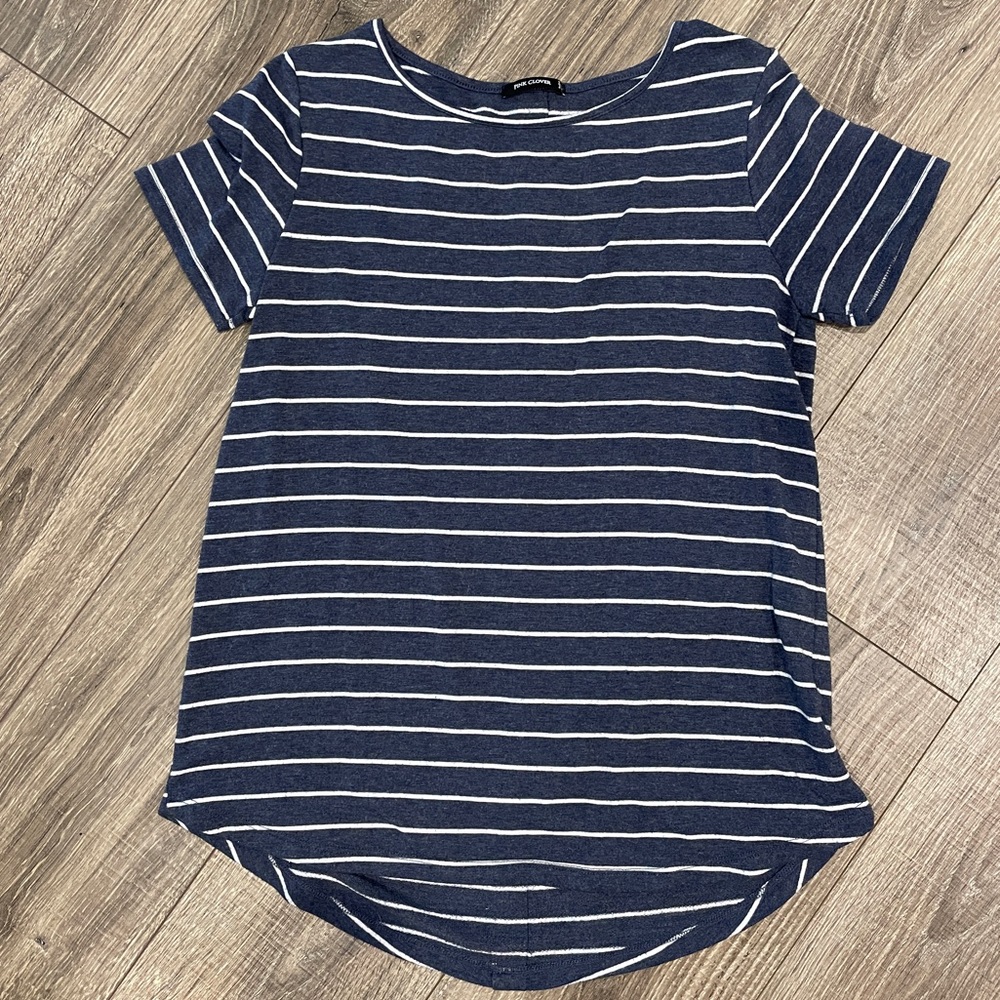 PINK CLOVER Women’s Striped T-Shirt